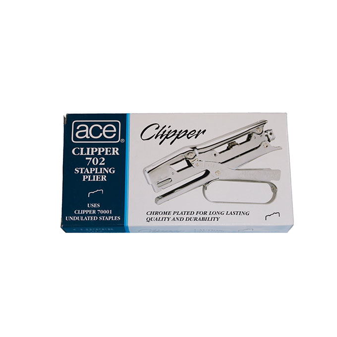 Ace Clipper 702 Stapler ACE Clipper 702 Stapling Plier Box