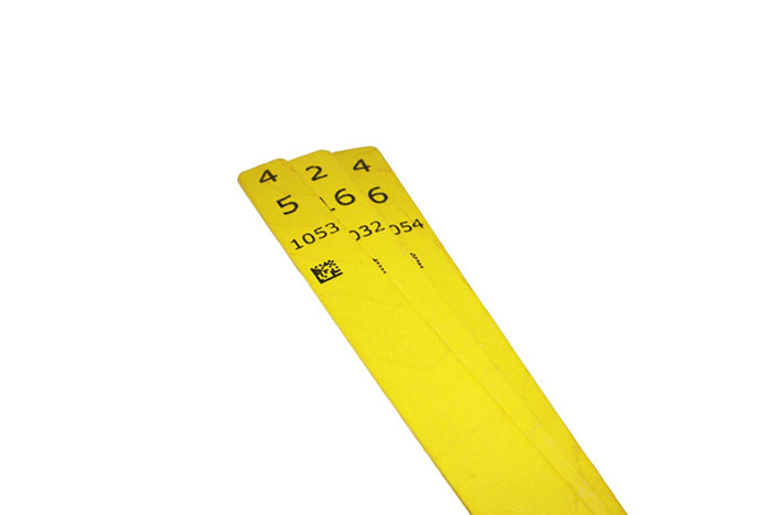 MIDCO Global Premium Data Stakes Printed yellow Premium Garden Data Stakes Printed in Yellow